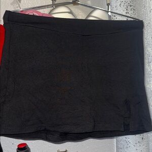 eye candy Black Mini Skirt with shorts